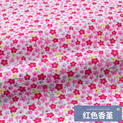 160x50cm Small Floral Pure Cotton Fabric Rural Printed Fabric Handmade DIY Kids Dress Clothing Fabric TJ9872