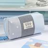 Large Capacity Pen Bag Plaid Color-Blocking Stationery Bag Korean Pencil Pouch  Gift