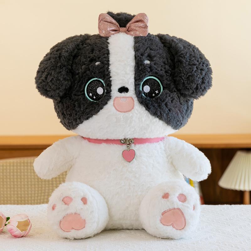 Love Collar Dog Plush Toys To Best Friend Birthday Gift Office Pillow Home Decoration Confession Dog