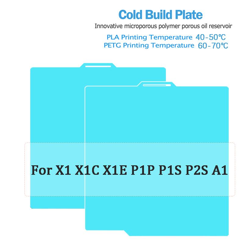 Build Plate for Bambu Lab A1 P1P P1S P2S Smooth X1C Spring Steel Sheet Double Sided 3D Print For Bamboo X1 Carbon Plate Bed