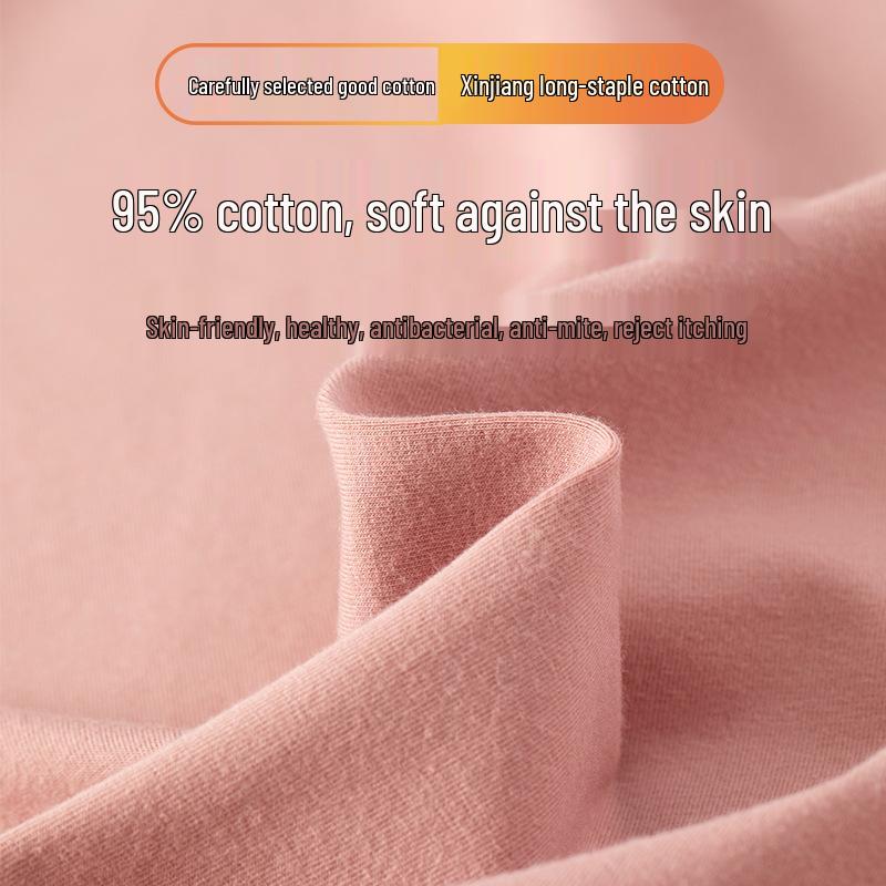 Women's Pure Cotton Antibacterial Slim Wool Sweater - Medium Collar, Brushed Inner Layer, Base Top for Autumn.
