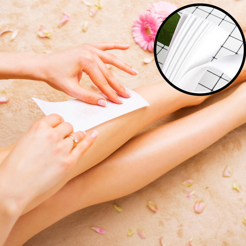 Selbstwachsendes, vliesartiges Einweg-Haarentfernungswachspapier aus Musselin