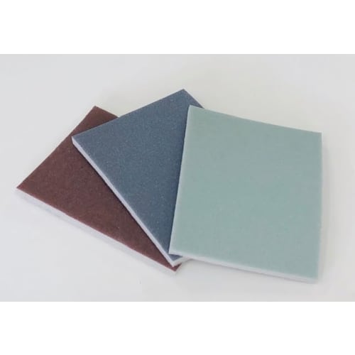 Riken Corundum Abrasive Sponge, Sanding Sponge, Hand Sanding Sponge, Rico Sponge, 3-Grit Set M2702 #400 #800 #1500 (1 of each) Rust Remover, Waterproo