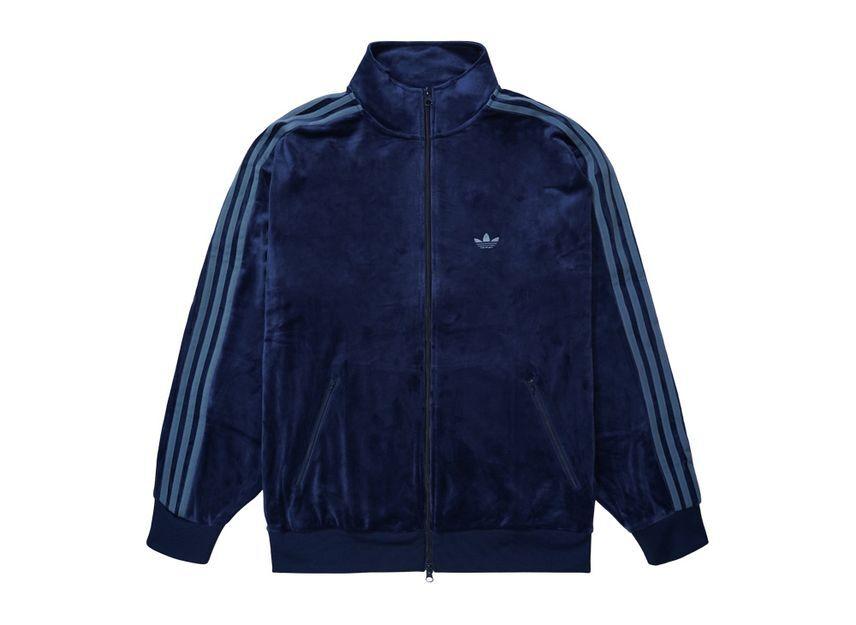 adidas Beckenbauer Velor Track Jacket Night Indigo XXL