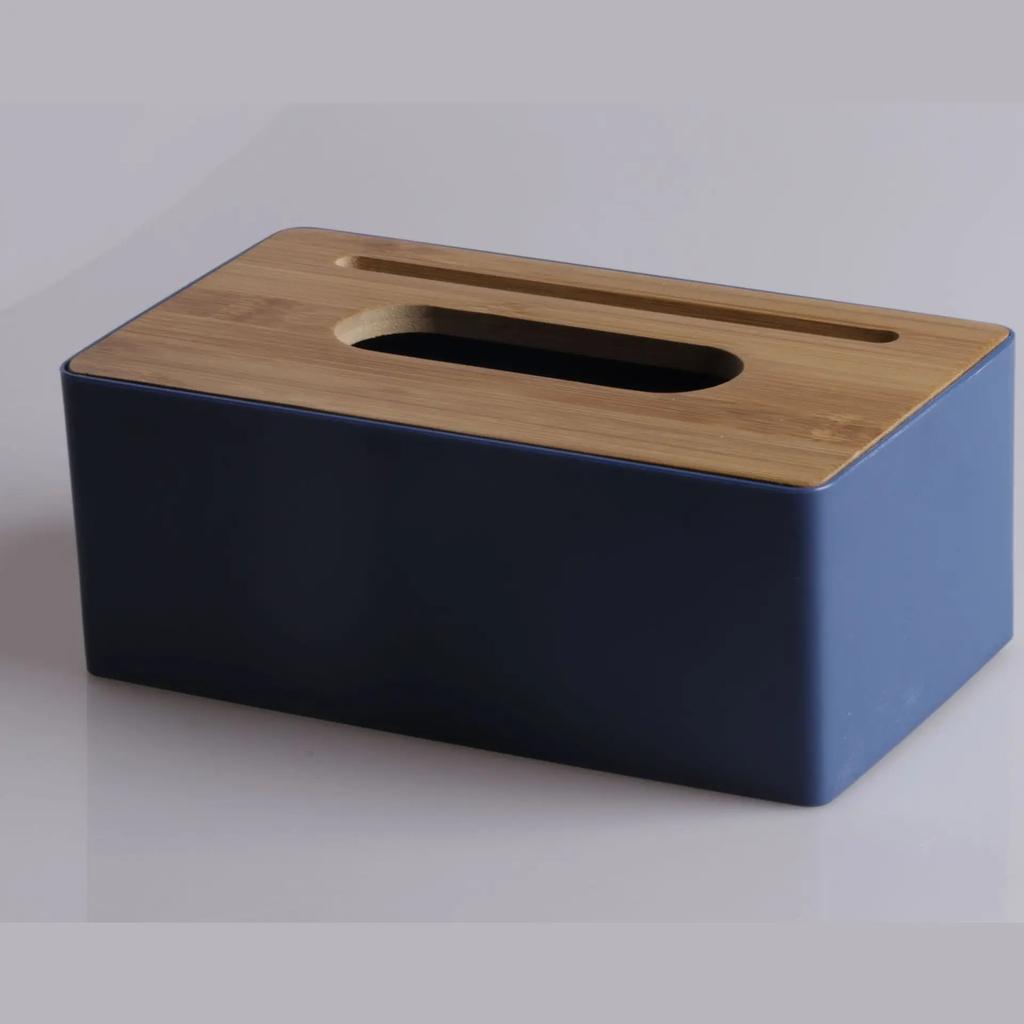 High Quality Tissue Box Napkin Holder Case Paper Box Container Bamboo Cover Solid Wood El Storage Box Home Table Decoration