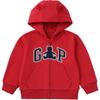 Toddler Logo Bear Ear Hooded Zip-Up Sweatshirt