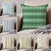 AAriana MMartin New British Pattern Cushion Cover Throw Pillow Cover Hidden Button Durable Polyester Chair Cushion