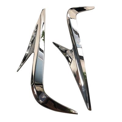 ZIAN Toyota Prius 50 Serie (Laat model) Achterlicht Ooglid Staartlamp Kap Rand Opknapper Custom Chroom Sierstuk (Aftermarket)