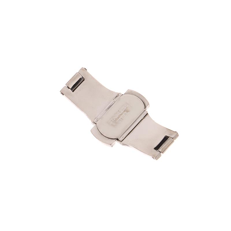 1ks spona s motýlkem z nerezové oceli s leštěným knoflíkem řemínek k hodinkám 15/17/19/21/23/25 mm řemínky k hodinkám spona Příslušenství