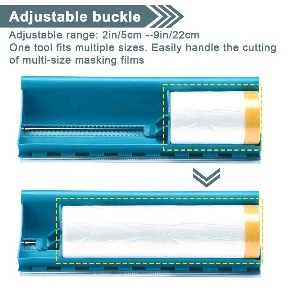 Paint Tool Vinyl Wrap Cutter ABS Paint Protection Film Cutter Tool Masking Paper Dispenser