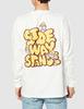 IMPROMES Casual SIDEWAYSTANCE Long Sleeve Character Logo Print T-Shirt, Men's, White