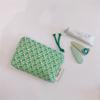 Women's Coin Purse, Spring Small Fresh Floral Fabric Coin Purse Storage of Keys ID Card Lipstick Storage, Small Cloth Bag Headphone Bag