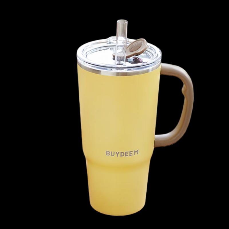 

Buydeem 750ml 316L Stainless Steel Straw Tumbler