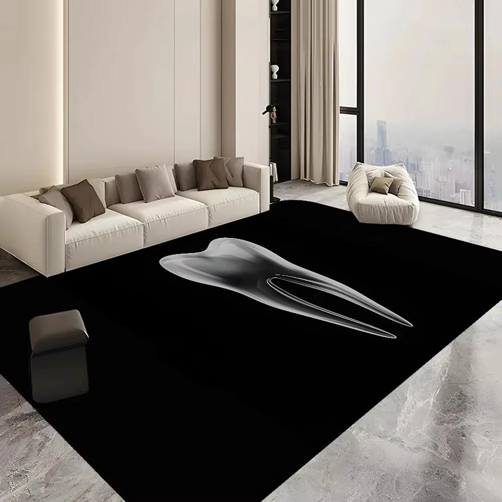 Dental Clinic Welcomes Doormat Anti Slip Rug Hospital Area Decorative Mat Teething Period Babies To Learn Teeth Bedroom Carpets