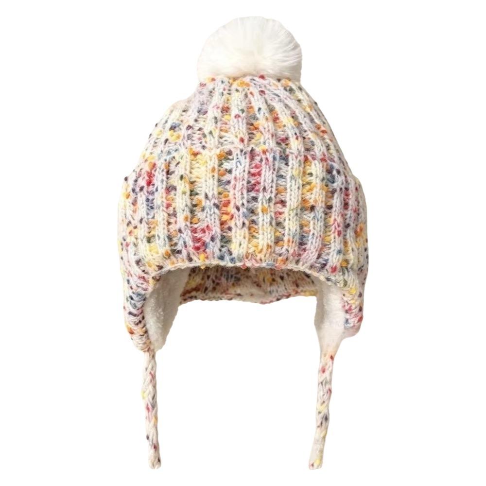 Warm Ear Protection Hat Wool Lei Feng Hat Comfortable Knitted Beanies Hat Cold Weather