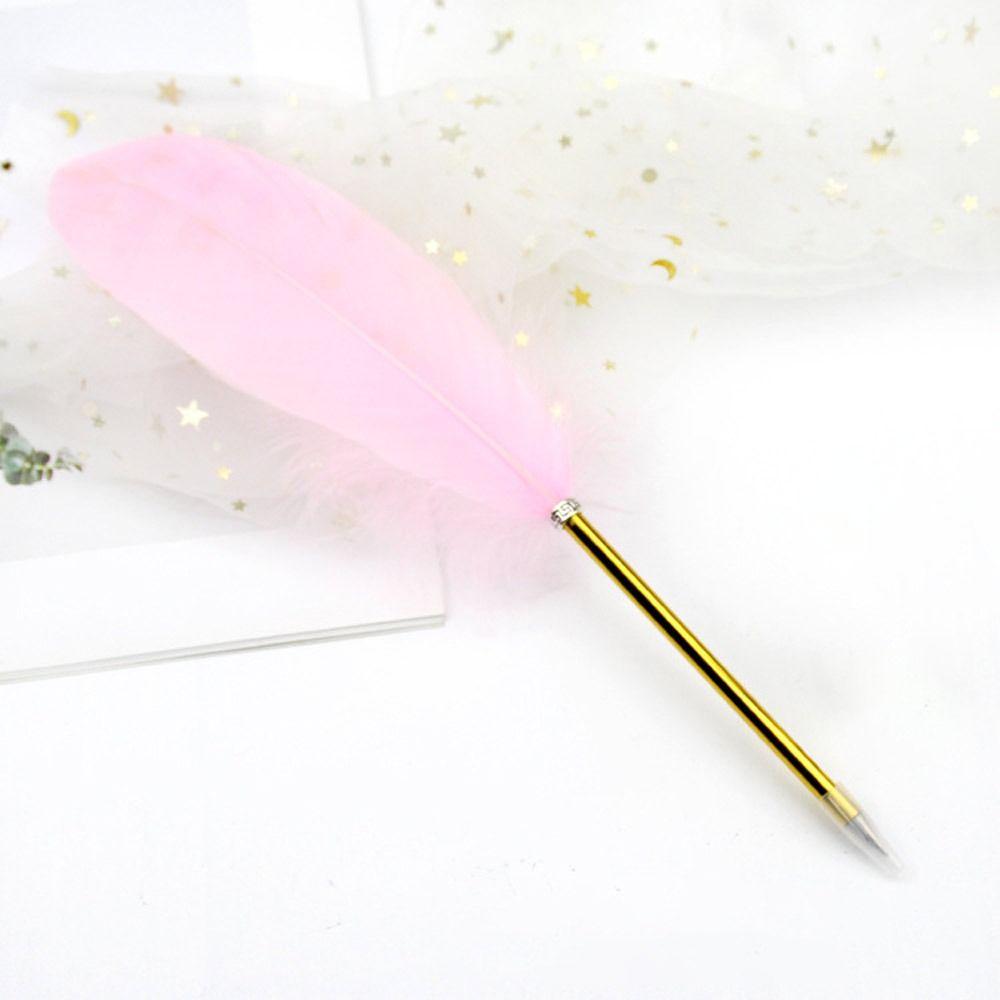 Szkolne artykuły biurowe Gładkie nowatorskie artykuły piśmiennicze Pióro z piórem Narzędzie do podpisywania Długopisy kulkowe