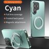 Thin Metallic Paint 360° Rotating Magnetic Ring Holder Case For Samsung S26 S25 S24 Ultra Plus S25FE Plating For Magsafe Cover