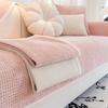 1 Stück Waffel-Plaid Sofa-Handtuch Rutschfester Chenille Sofa-Sitzüberzug Universal Couch Kissenpolster Rückenlehne Armlehnenbezug Zuhause