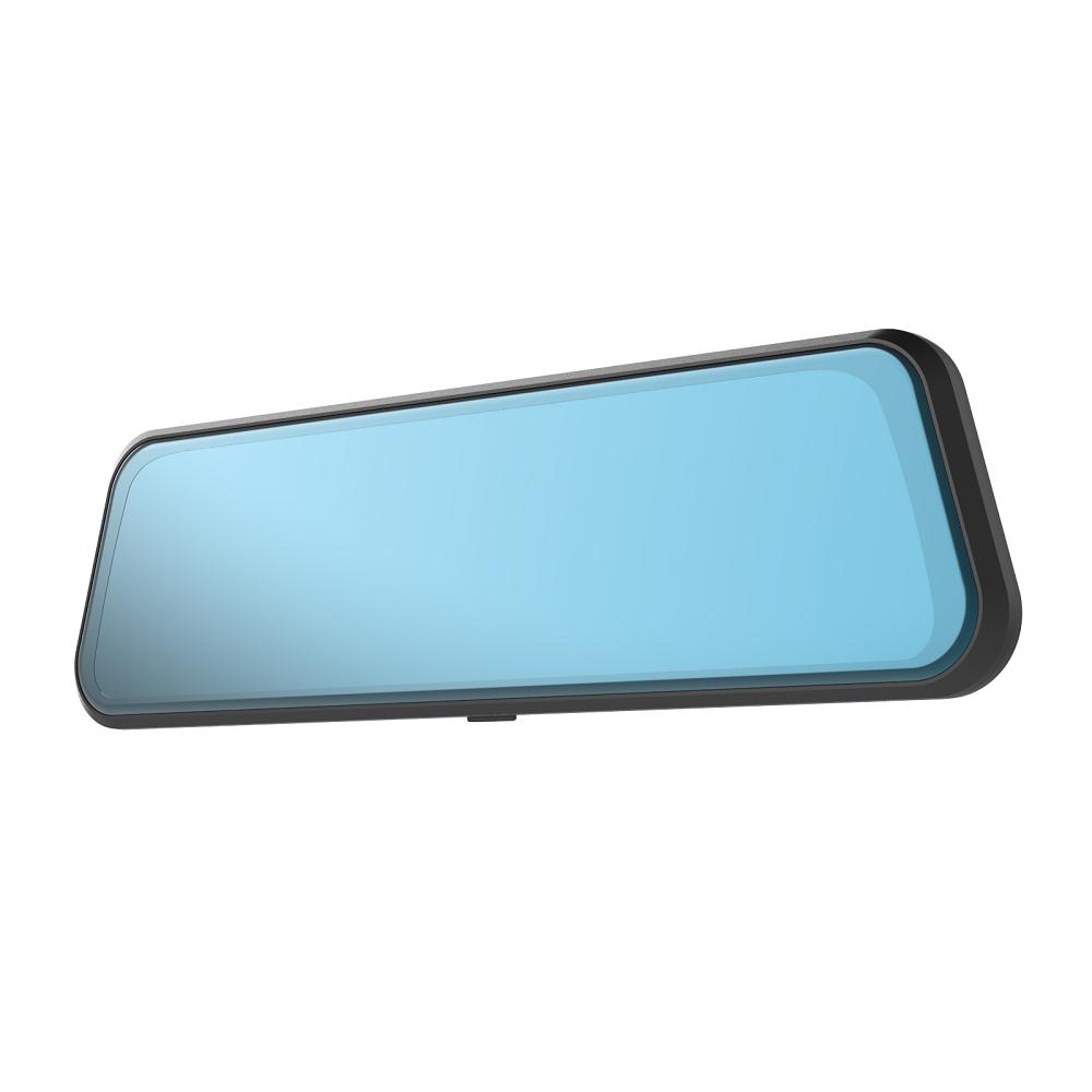 10 Inch Streaming Media Driving Recorder, Rearview Mirror, Three Lens WiFi High-definition with Reverse Rearview Touch Screen