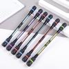 Novelty Rotating Gaming Pen Spinning Pen Random Flash Rotating Gaming Gel Pens Student Intelligence Release Pressure Gift 1pc