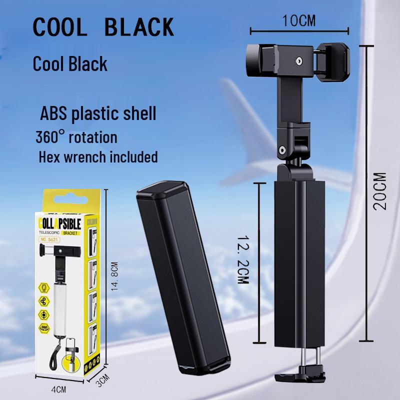 Portable Rotatable Aluminum Alloy Travel Stand for Airplane and High-speed Rail