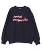 ASTRAL PROJECTION Detective Oversized Drop Shoulder Sweatshirt_Navy
