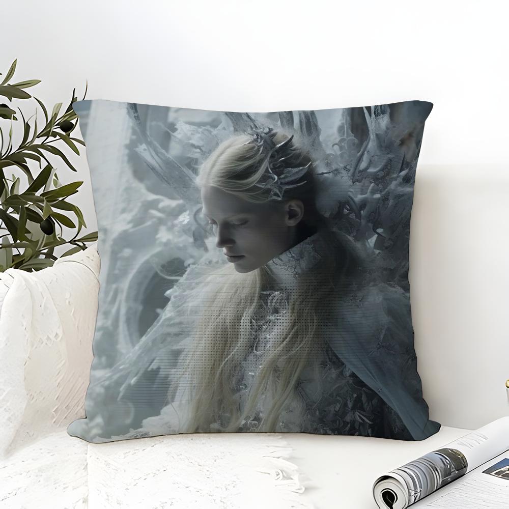 Anime Movie D-Dark Elf Fantasy Pillow Case Linen Pillow Case Sofa Home Decor Cushion Cover Cushion Cove