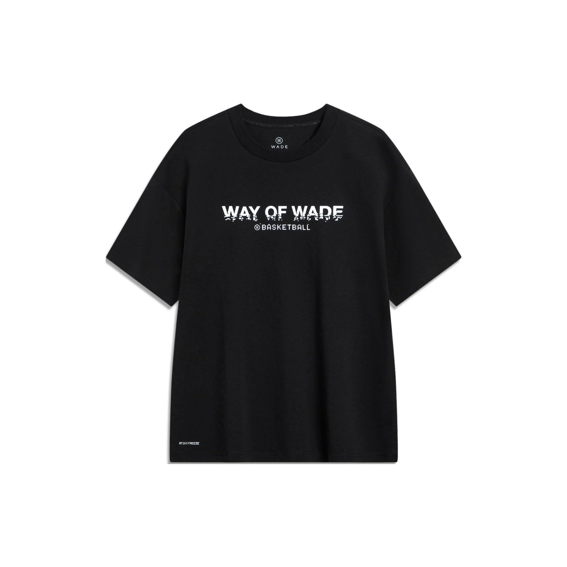 Li-Ning Way Of Wade Short Sleeve T-shirt Black Men s AHST325-1 L