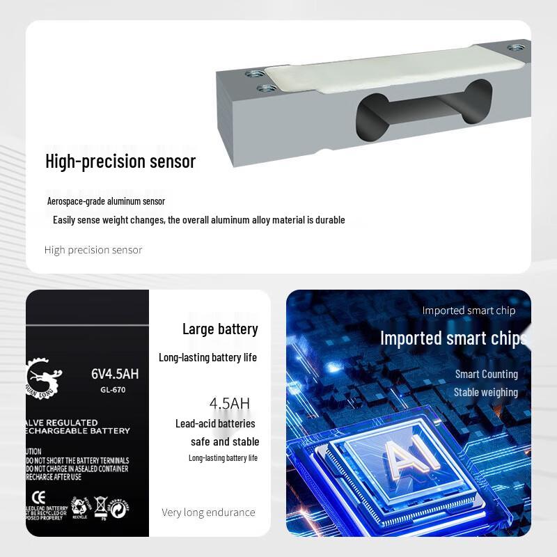 Industrielle digitale Plattformwaage (CN-Version)