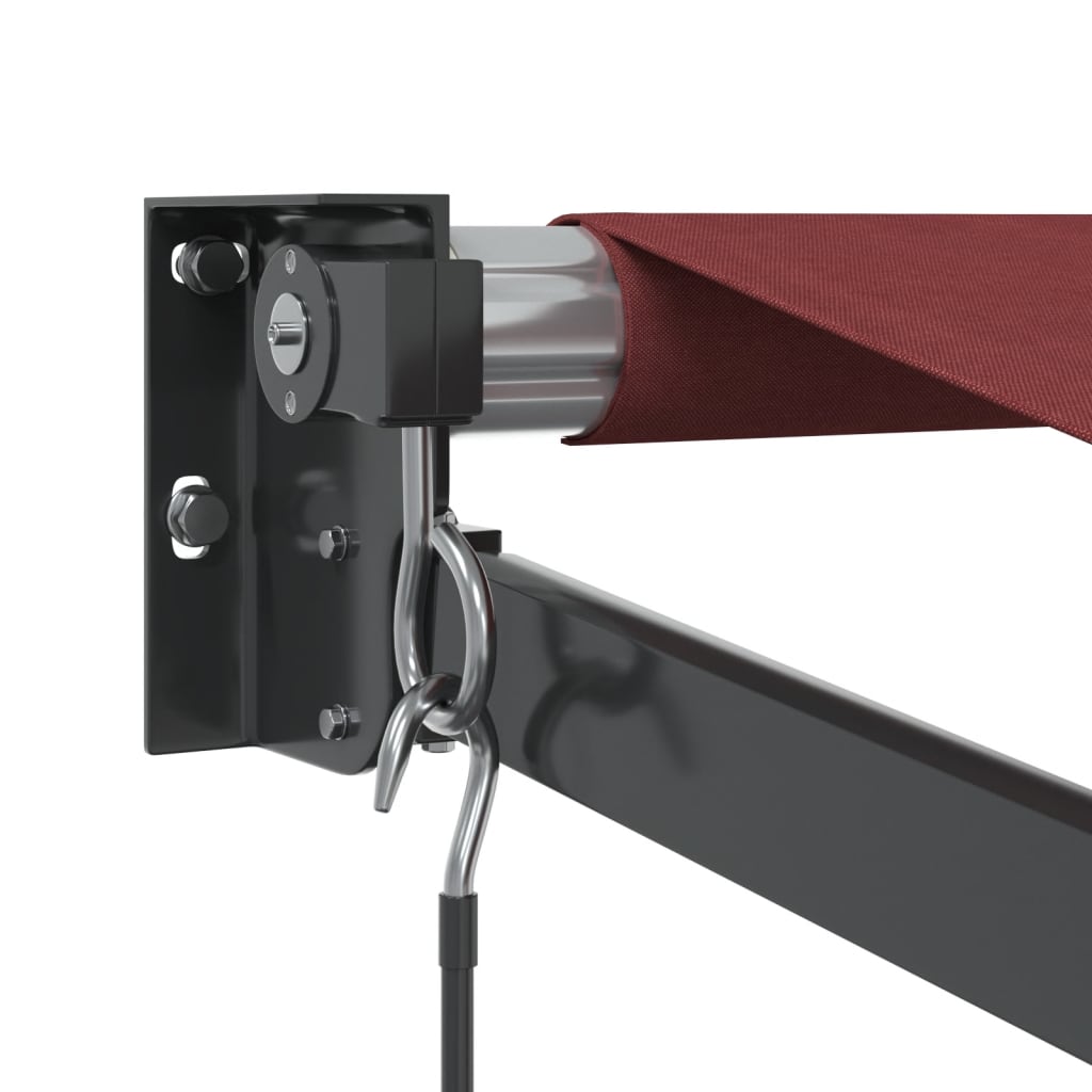 Manual Awning Burgundy Red 350x250 Cm