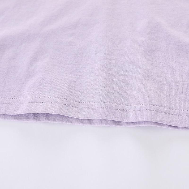 Montagut Boys' 2026 New Simple 5A Antibacterial Solid Color Round Neck T-Shirt