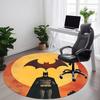 1pc Bat Signal Office Round Area Rug, Under Office Chairs Bedroom Living Room Home Decor, Room Deco, Available In Various Sizes