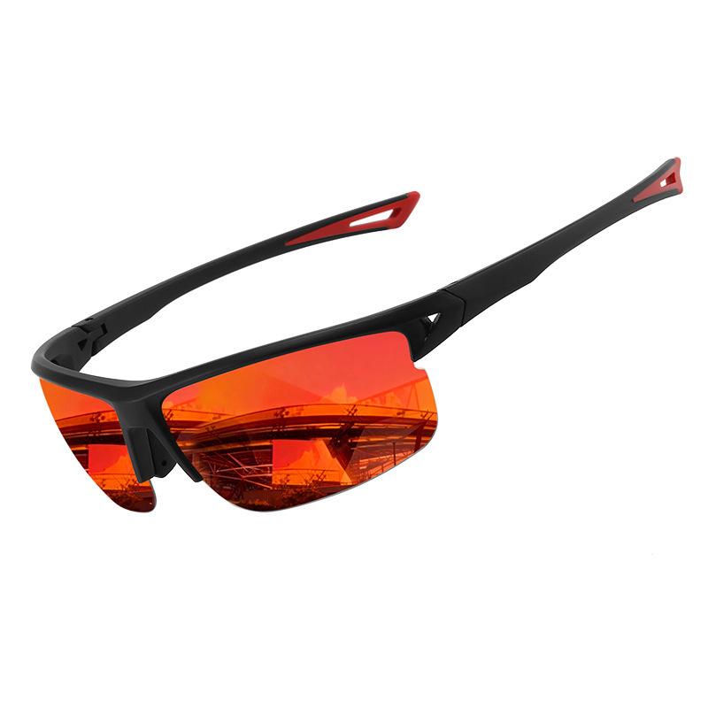Outdoor Fishing Sunglasses New Polarized Riding Windproof Sports Glasses Cross-border UV Resistant Dazzling