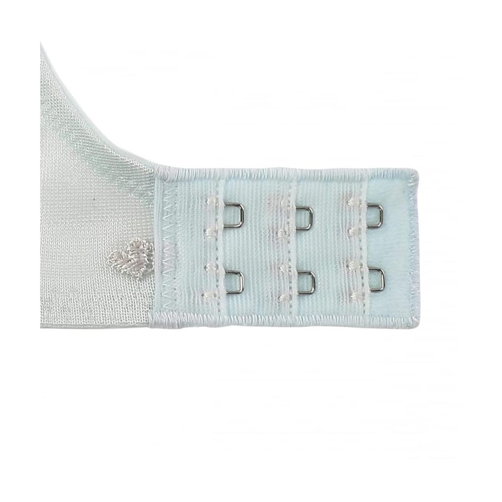 AMOSTYLE Charming Glamor Wireless Sparkling M010 Size D70 Bra, Ocean, (Green),