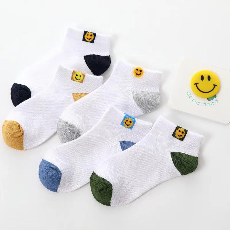 Breathable Cotton Mesh Summer Socks for Kids