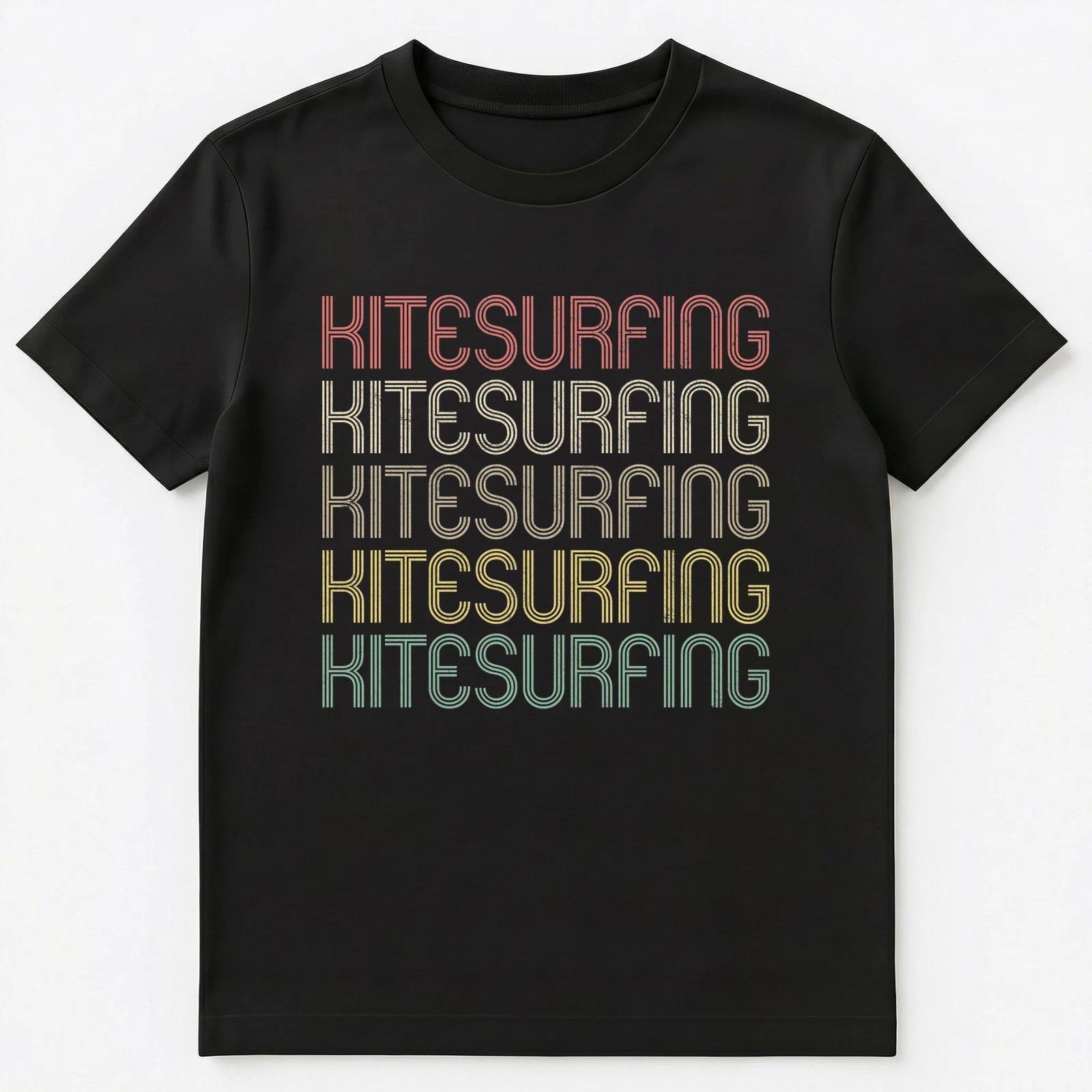 Retro Style Kitesurfing Unisex T-Shirt 3XL