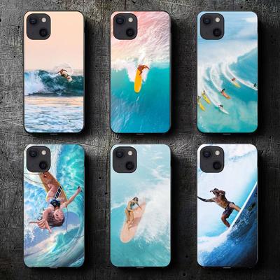 Sport Surfing Art Phone Case For Iphone 11 12 Mini 13 14 Pro Xs Max X 8 7 6s Plus Se Xr Shell