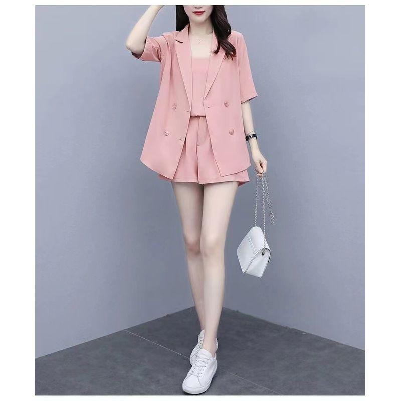 

Большая распродажа Специальное предложение Потерянный товар Полная девушка Плюс размер Костюм Тонкий Омолаживающий Модный Утягивающие шорты Костюм-тройка Pink M