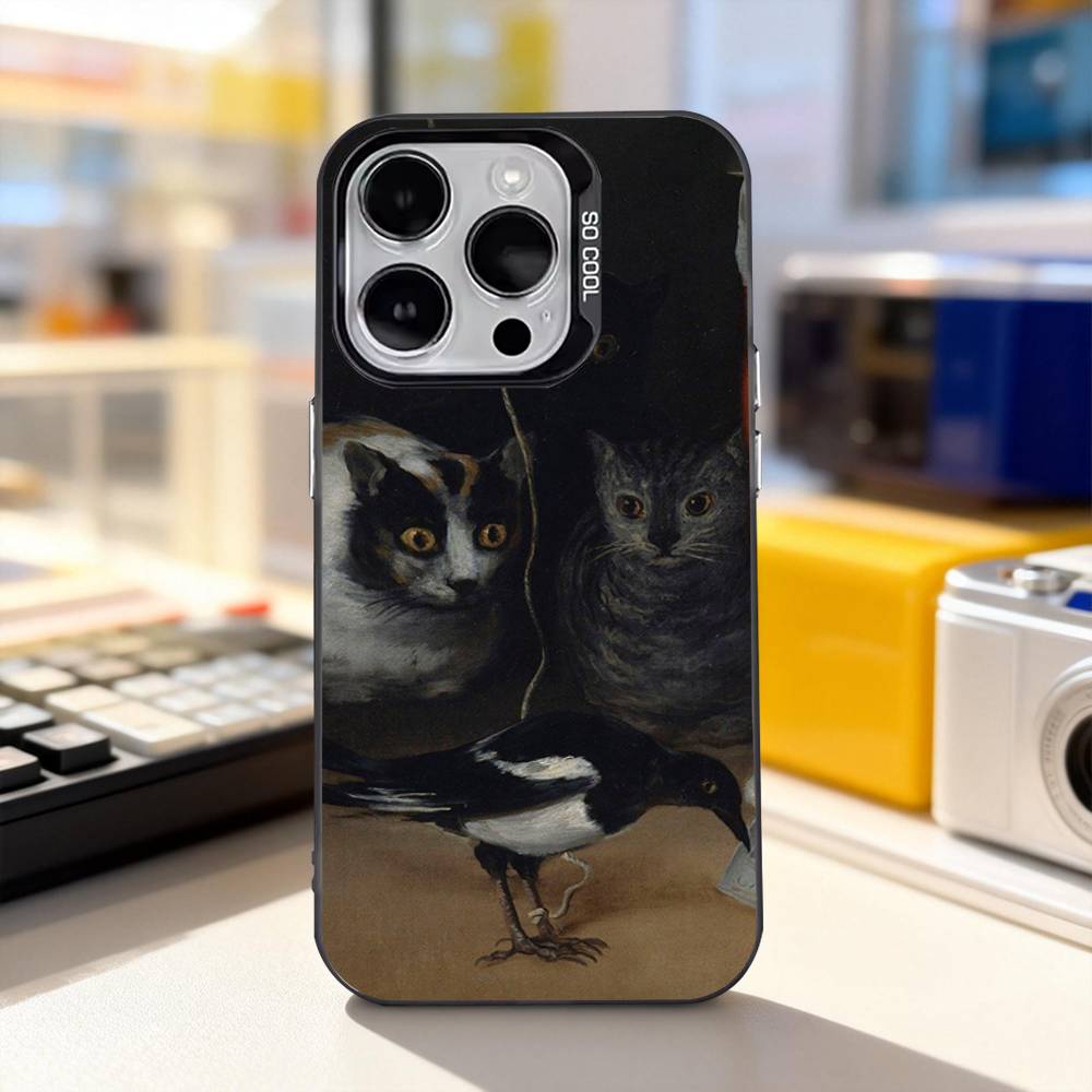 

Испания F-Франсиско Гойя Художественный Чехол Для Телефона Для iPhone 17,16,15,14,13,12,11,Pro,XS,Max,Plus,Mini,SE4,E Черный Матовый Ударопрочный Чехол iPhone17