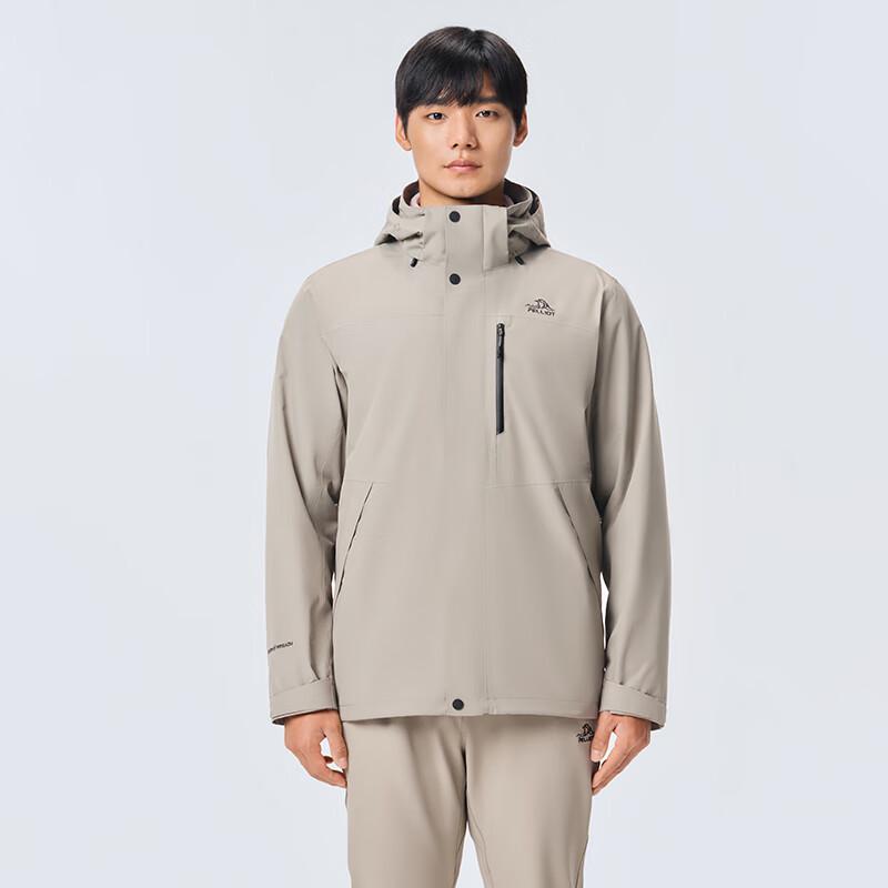 Pelliot Men's 3-in-1 Fleece-Lined Softshell Jacket