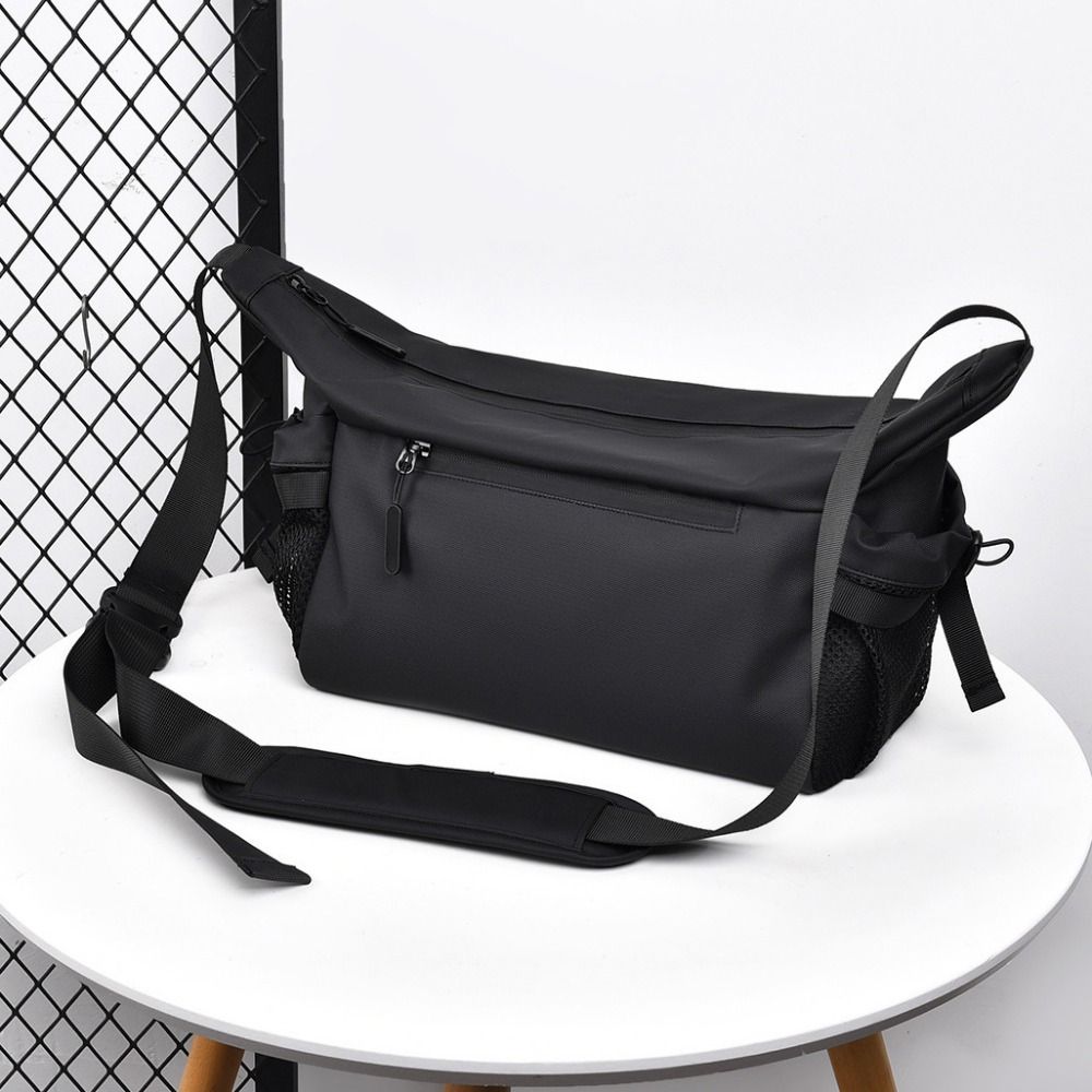 Large Capacity Waterproof Chest Bag Korean Casual Mailman Bag Men's Shoulder Bag  Cycling