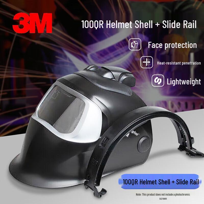 3M 100V Auto-Darkening Welding Helmet & Face Shield Kit