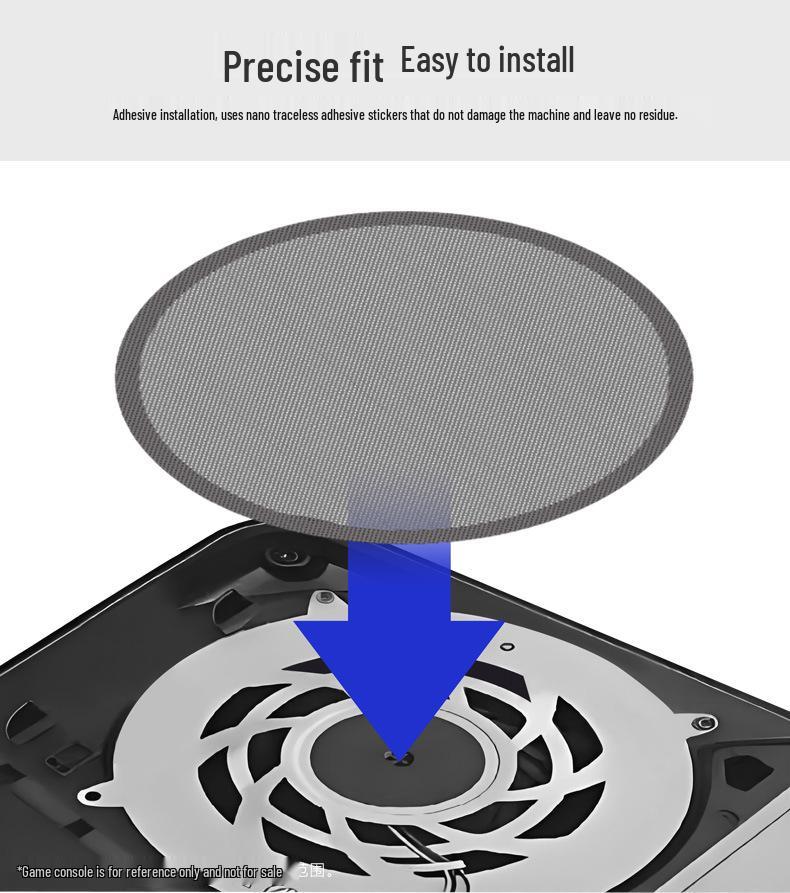 PS5 Slim Digital/Disc Console Dustproof Plug & No-Residue PVC Net
