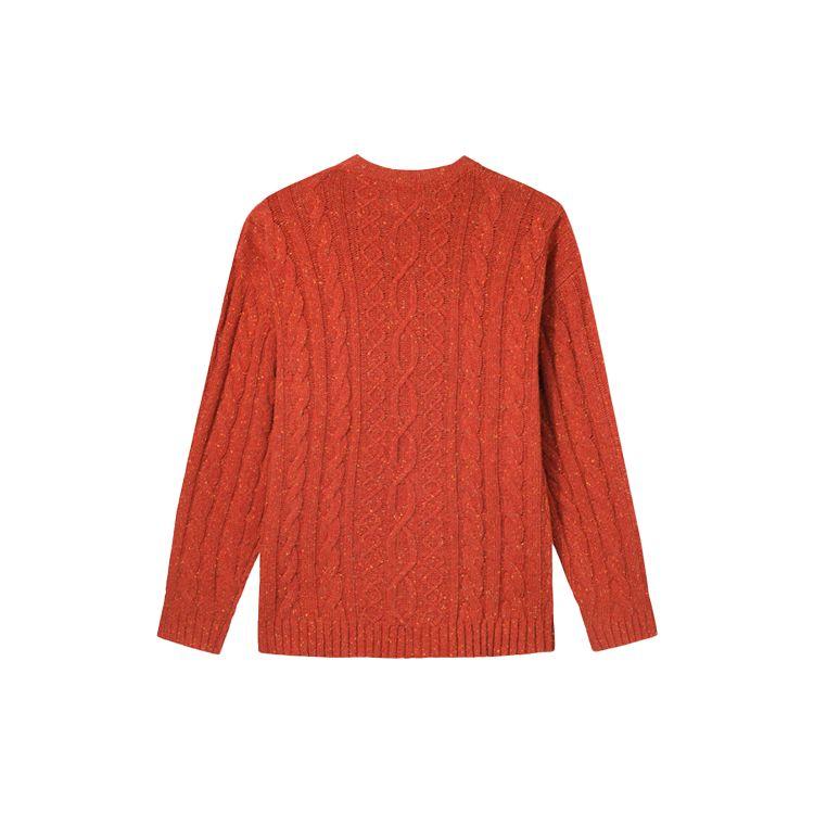 Pull Levis Vintage en Tricot à Col Rond Ample en Laine Pull Homme Rouge Brique A0732-0001