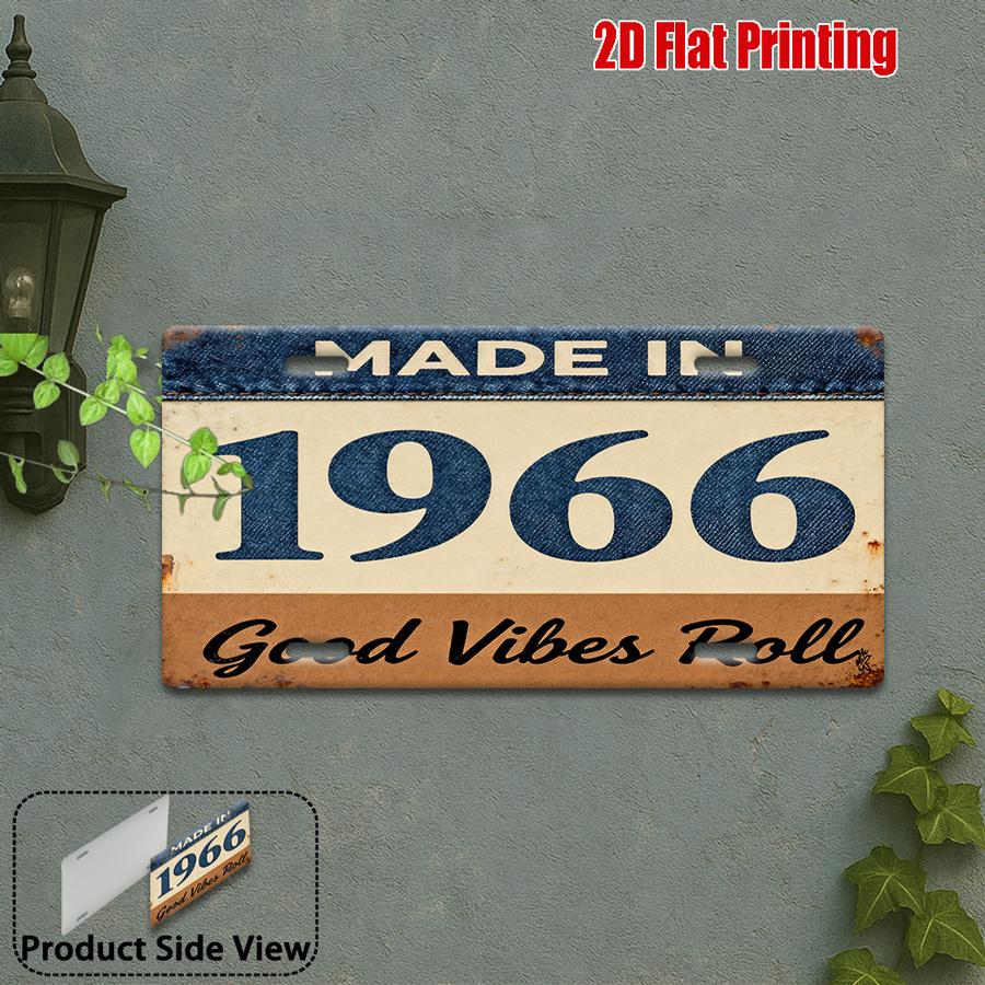 

D Flat JIT D Flat Printing Pack of Vintage Sign Decorative Plaque and Ornament( inch) Vintage Limited Edit 15x30cm(5.9x7.8inch)