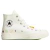 Converse Chuck 70 Fruit Geborduurd Banaan Kant Gesp Hoge Top Canvas Unisex Wit