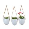Hydroponic Hanging Flower Basket Ceramic Planter Holder Durable Wall Hanging Flower Pot  Balcony