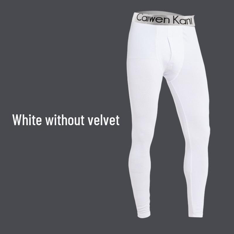Men's Thickened Fleece-Lined Base Layer Underwear Set for Autumn