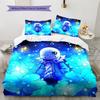 Sans  Pattern Bedding Quilt Set  Home Decoration  Gift (1 * duvet cover + 2 * pillowcase  without core)