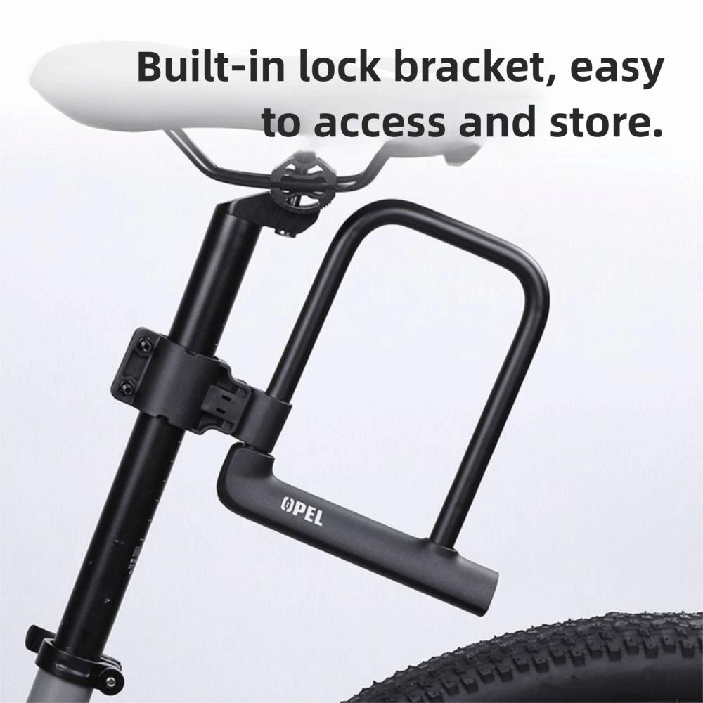 14mm Thickness Bike Lock with 2 Keys Bike U-Lock Anti Theft Bicycle Lock  Shop Doors